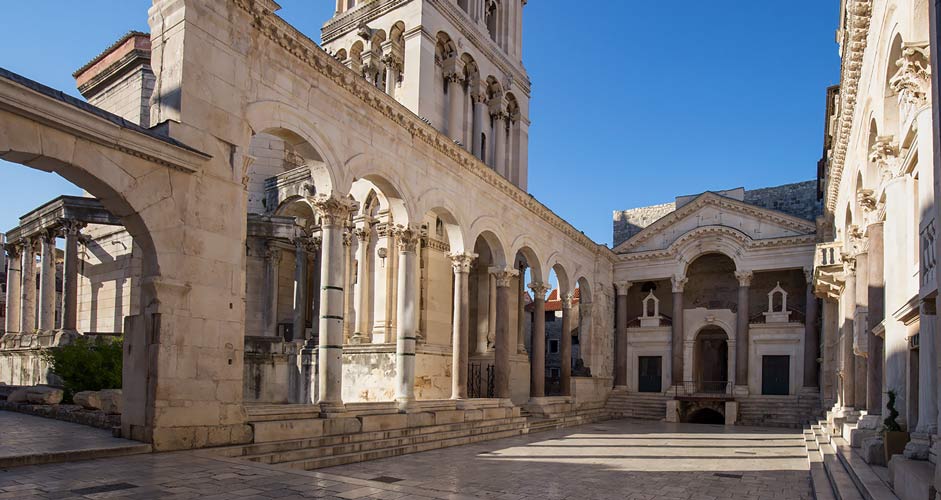 Diocletianuksen palatsi, Split Kroatia