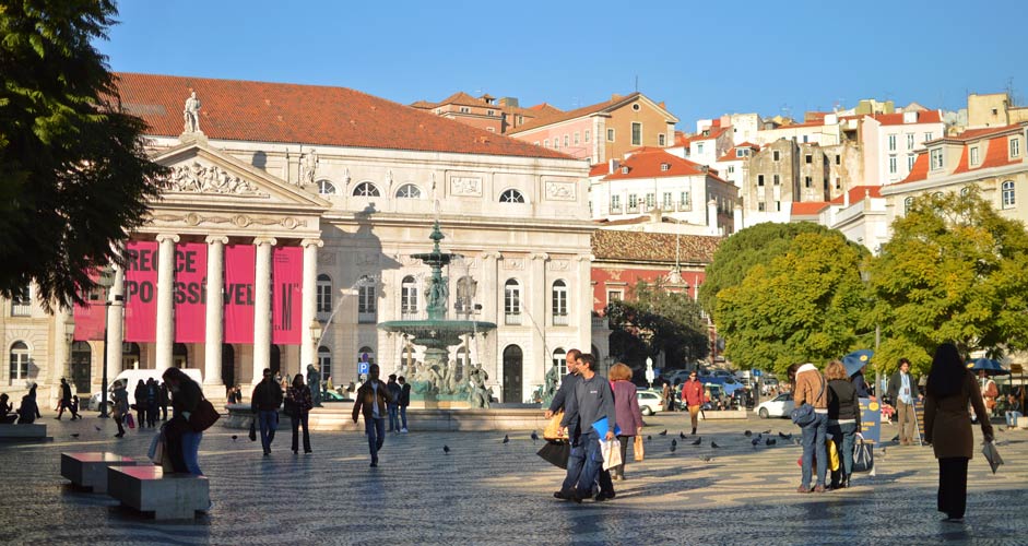 Praça do Rossio, Lissabon