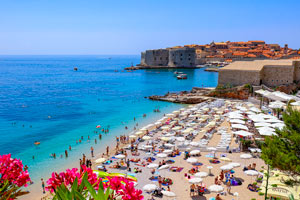 Banje Beach, Dubrovnik, Kroatia