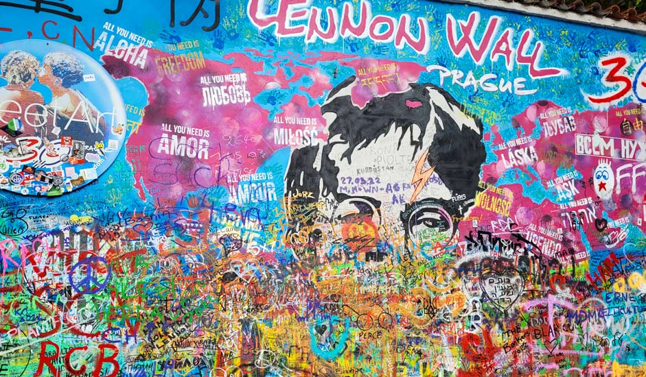 Lennon Wall, Praha