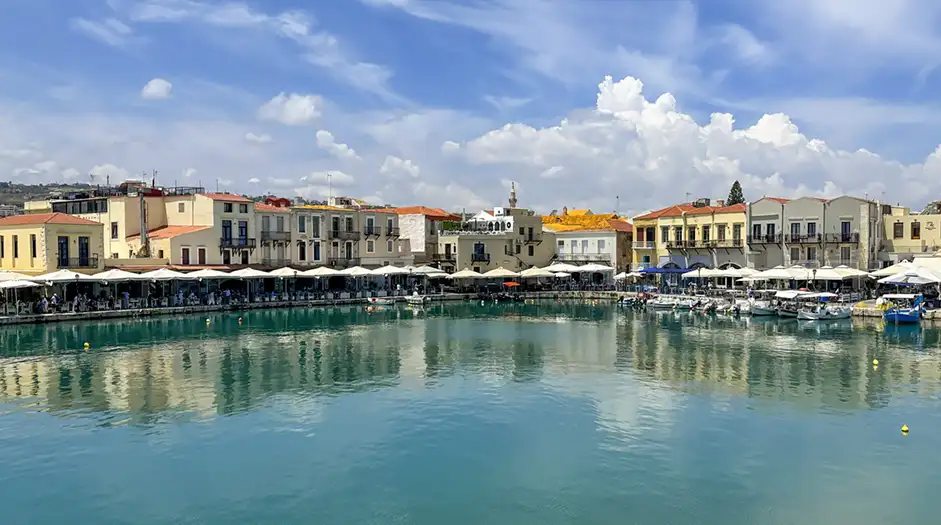 Venetsialainen satama, Rethymnon, Kreeta, Kreikka