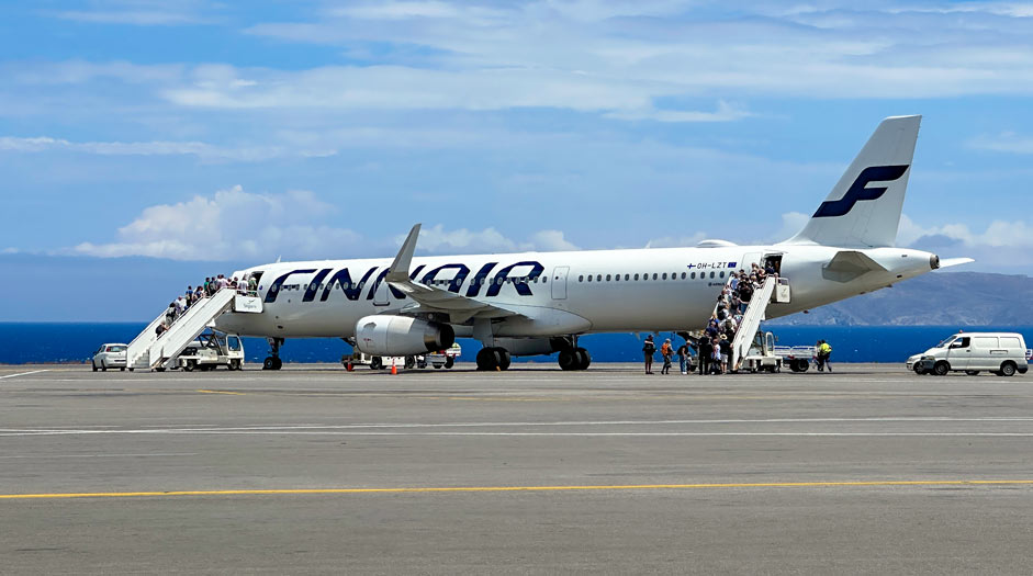 Finnairin Airbus